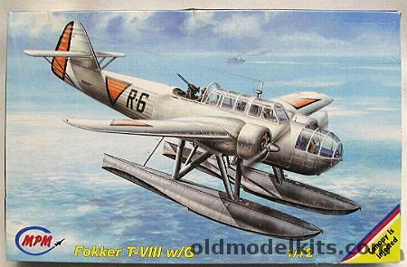 MPM 1/72 Fokker T-VIII w/G - Dutch / RAF / Luftwaffe Versions, 72080 plastic model kit